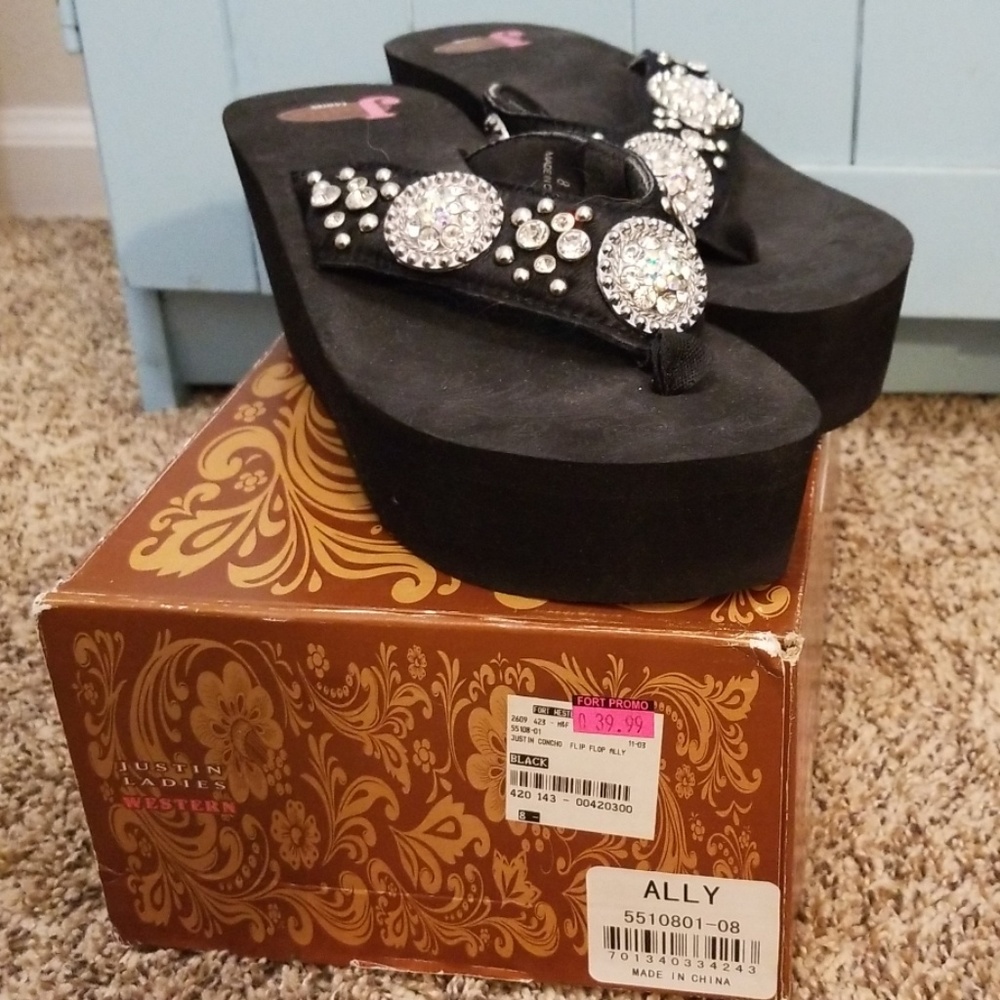 Ally by Justin Blinged Summer Sandals